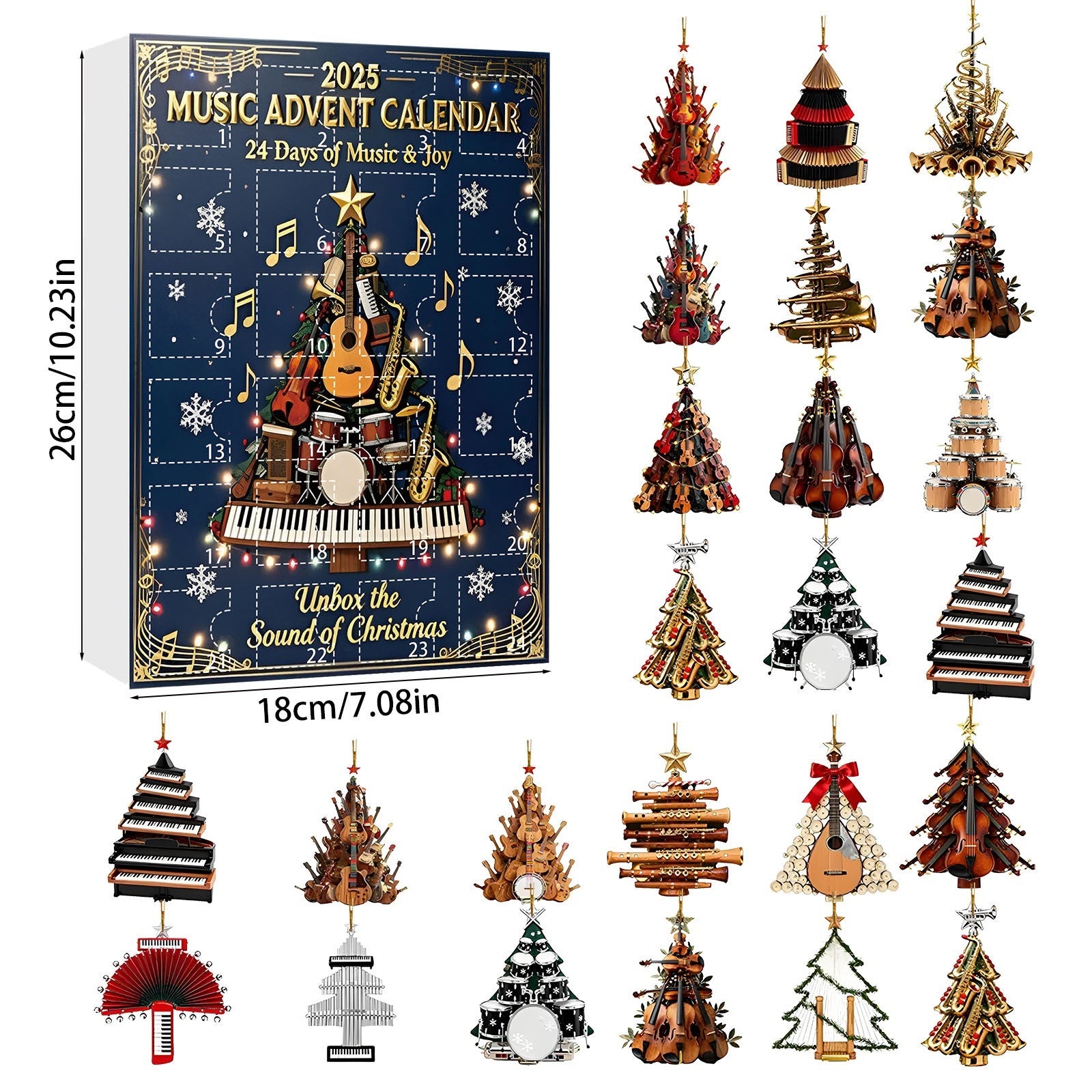 Acrylic Blind Box Christmas Decorations